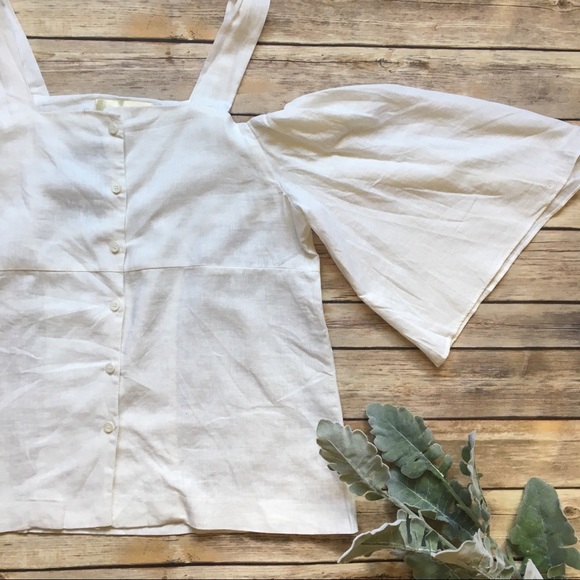 JOA Los Angeles cold shoulder top - Picture 3 of 8